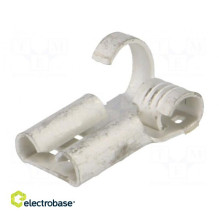 Terminal: flat, 6.3 mm, 0.8...