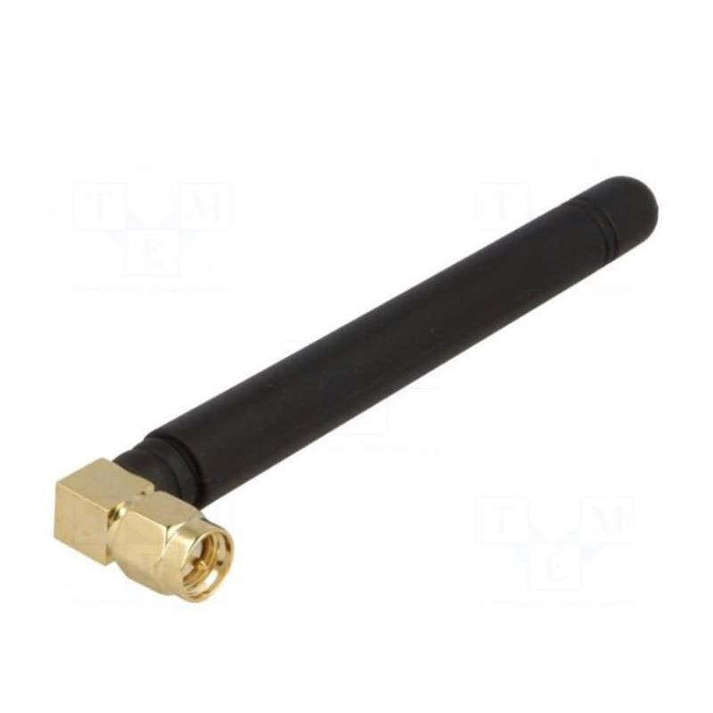 Antena, GSM, 2dBi, linijinė, tvirtinimas: prisukamas, kampinis, 50°