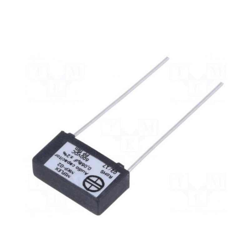 Kondensatorius: polipropilenas, 68nF, 600VDC, 15 mm, ±5%, 18x10,5x5,5 mm