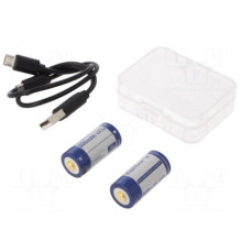 Battery: Li-Ion, 16340, 3.6...