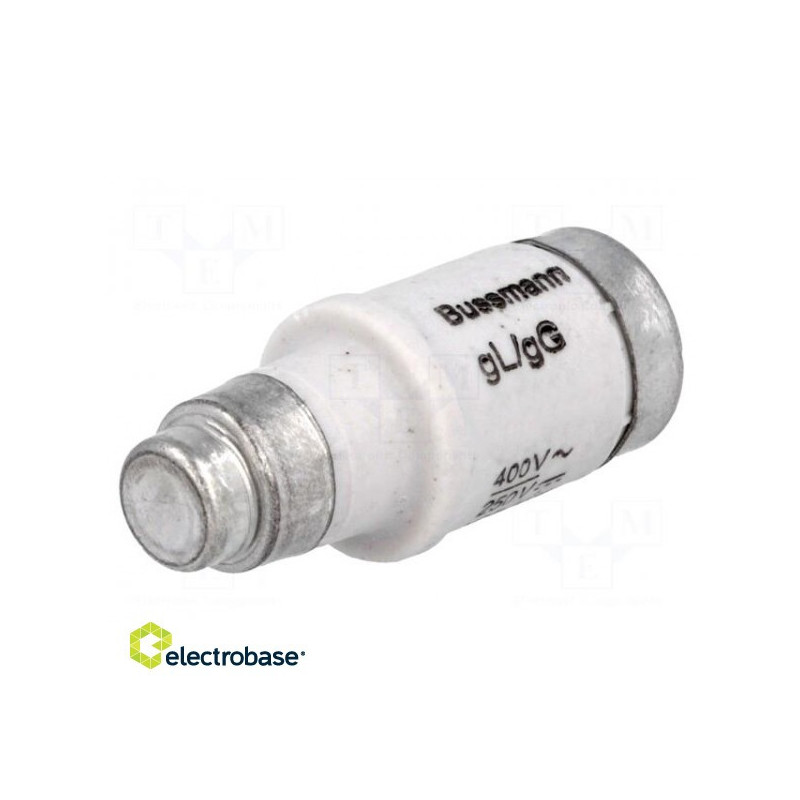 Fuse: fuse, gR, fast blow, 20A, 400VAC, 250VDC, ceramic, industrial