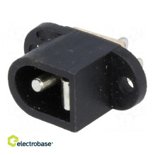 Socket, DC Power, Male, 5.5...