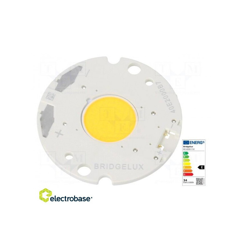Maitinimo LED, COB, 120°, 500mA, P: 15.5W, 2373lm, Ø36.2 mm, Criminal: 81