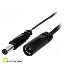 Cable, DC 5.5 / 2.1 plug,...