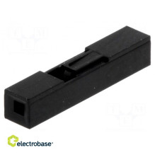 Plug, pin strip, NSR / NDR, Female, PIN:1, without contacts, 2.54 mm