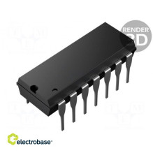 Operational amplifier 1.2MHz Channels: 4 DIP14