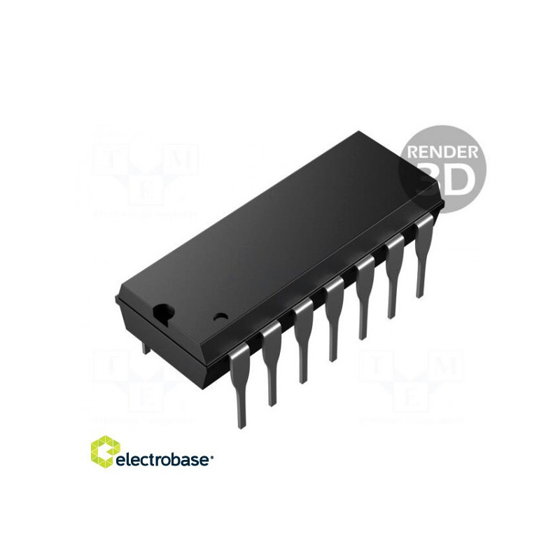 Operational amplifier 1.2MHz Channels: 4 DIP14