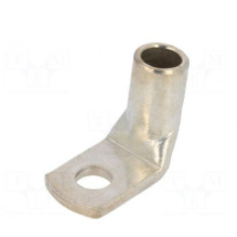 Tipas: žiedinis vamzdelis, M6, 25 mm2, gofruotas, kabeliui, 90° kampas, alavuotas