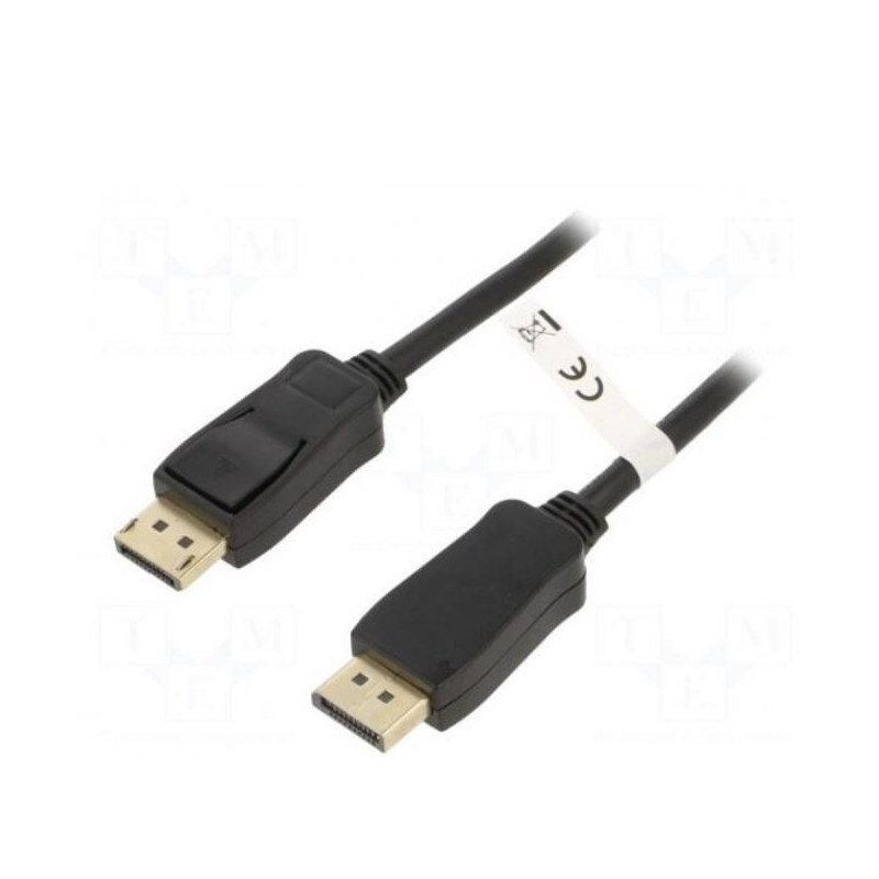 Kabelis, DisplayPort 1.2, HDCP 2.2, DisplayPort kištukas, abi pusės