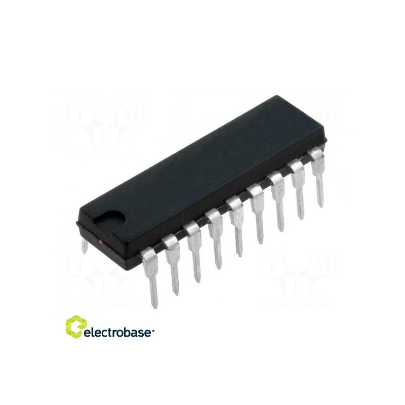 IC: driver, Darlington, transistor array, DIP18, 0.5A, 50V, Ch:9