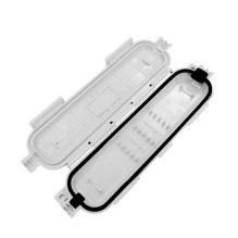 Mini dydžio optinio kabelio mova (jungtis) 4 optiniams pluoštams, 160x45x14mm