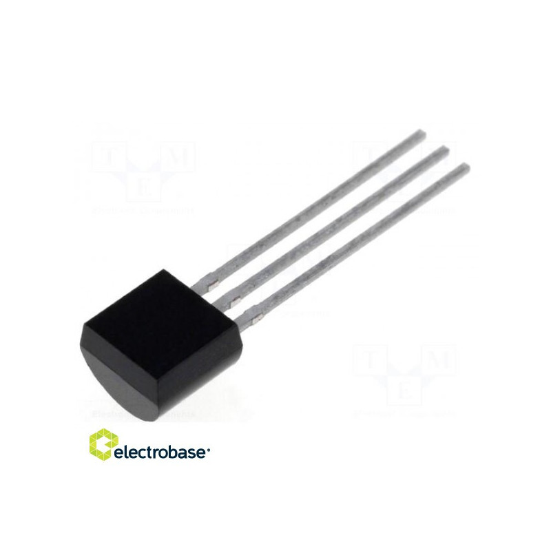 IC: voltage reference source, 2.495 V, ±1%, TO92, bulk, 100mA
