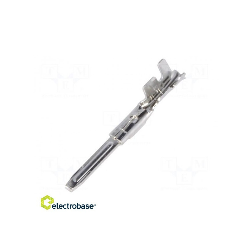 Kontaktinis, kištukas, alavuotas, 0,0804÷0,325 mm2, 26AWG÷22AWG, AES, 2A, 2,5 mm