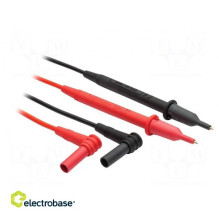 Test leads, Inom:10A, probe...