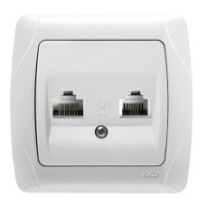 Carmen double RJ45 computer...