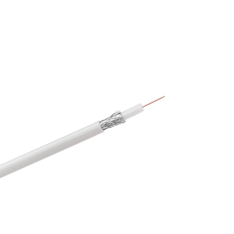 Koaksialinis varinis kabelis, RG6U, 100 m pakuotė, baltas SAT9590 CABLETECH