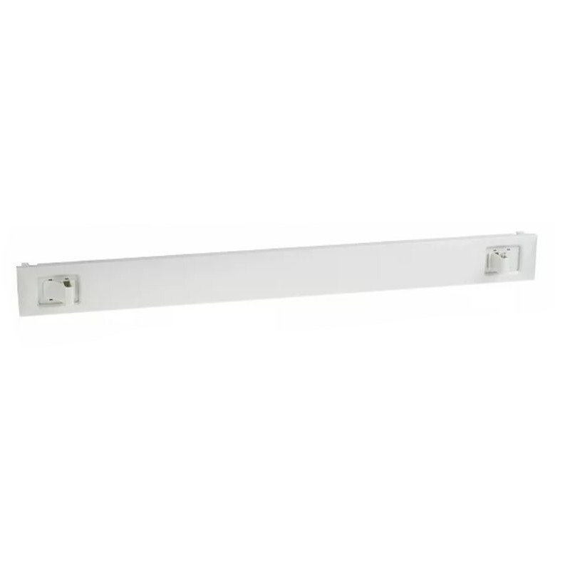 1U Blank panel for 19" switch cabinet QUICK Gray