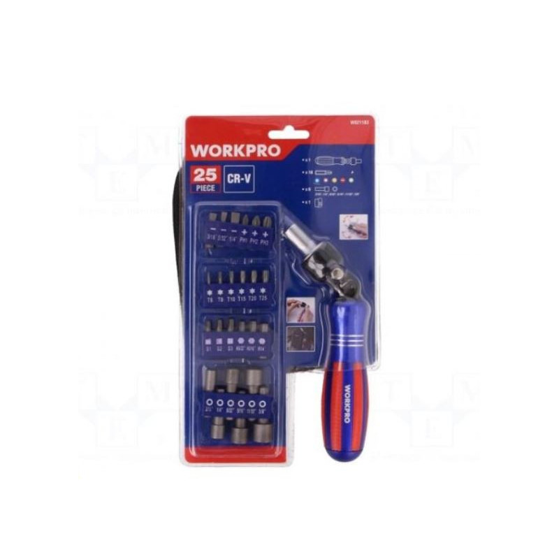 Rinkinys: atsuktuvas, laikiklio tipas: 1/4' (6,3 mm), magnetinis
