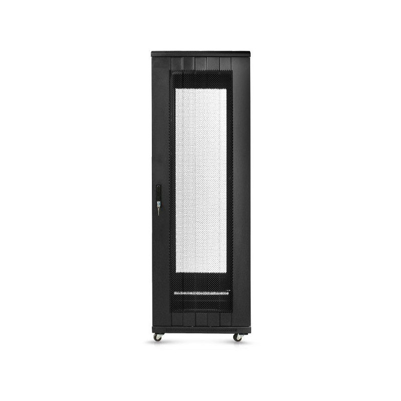 42U 19" serverio spinta / 600 x 800 x 2055 mm / Perforuotos ventiliuojamos durys / Nesurinkta