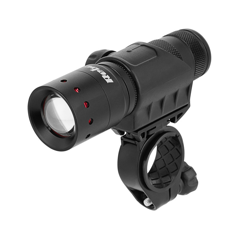 Front bicycle light, up to 50m, powered by 3xAAA batteries (Not included)