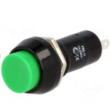Jungiklis: mygtukas Poz.: 2 SPST-NO 1A / 250VAC OFF-ON ¨12mm