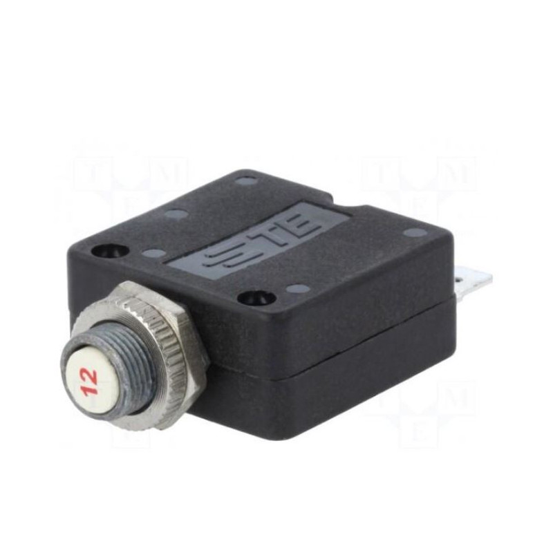 Circuit breaker Urated: 250VAC 50VDC 12A SPST-NC Poles: 1