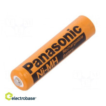 Baterija: Ni-MH, AAA, R3, 1,2 V, 750 mAh