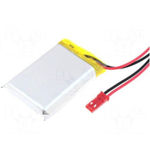 Baterija: Li-Po, 3,7 V, 1600 mAh, laidai, JST SYR-02T lizdas