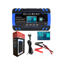 Battery Charger 12-24V 8A, LCD display, 130W