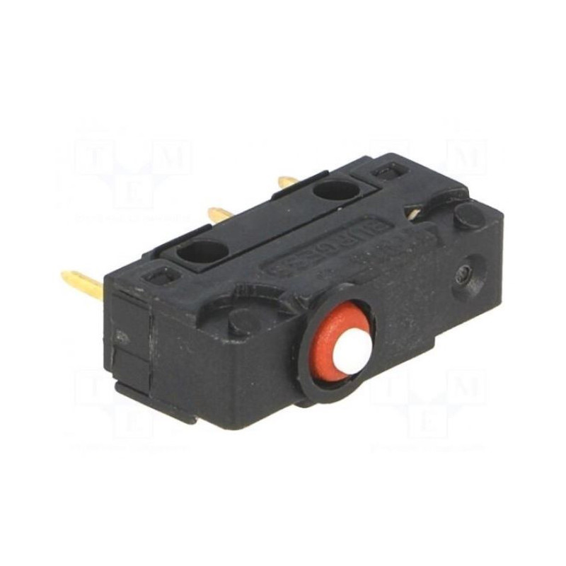 Microswitch SNAP ACTION, without lever, SPDT, 5A / 250VAC, ON (ON)