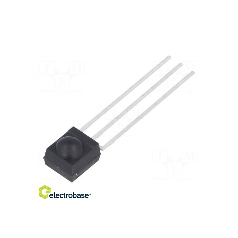 Integrated IR receiver, 36kHz, 90°, 2.5÷5.5 V