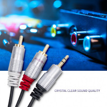 QOLTEC 52339 kabelis 2xRCA...
