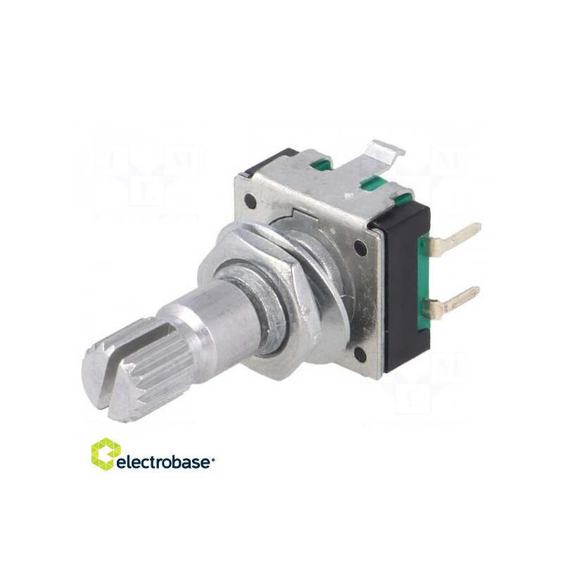 Encoder:incremental, THT, 24 imp/rev, Position:24, two phases A and B