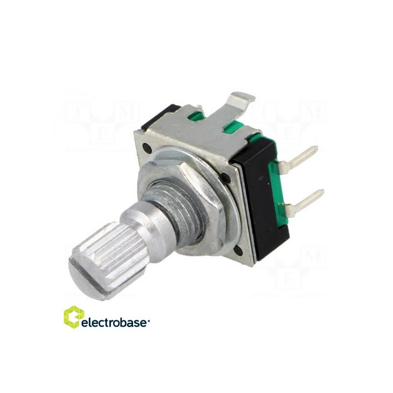 Encoder:incremental, THT, 24 imp/rev, Position:24, two phases A and B