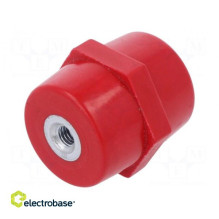 Atraminis izoliatorius L: 20 mm ¨: 15 mm Uper: 400 V UL94V-0 Ubr: 15 kV