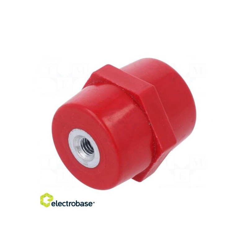 Support insulator L: 20mm ¨: 15mm Uoper: 400V UL94V-0 Ubr: 15kV