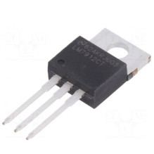 IC: voltage regulator fixed -12V 1.5A TO220 THT Package: tube