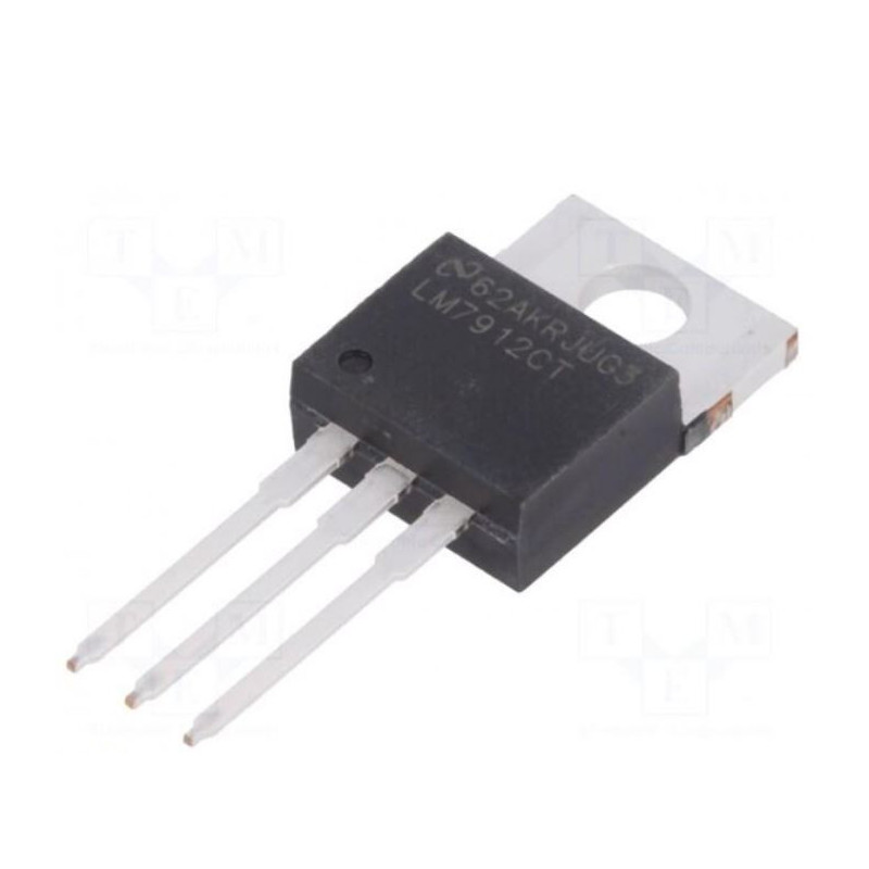 IC: voltage regulator fixed -12V 1.5A TO220 THT Package: tube