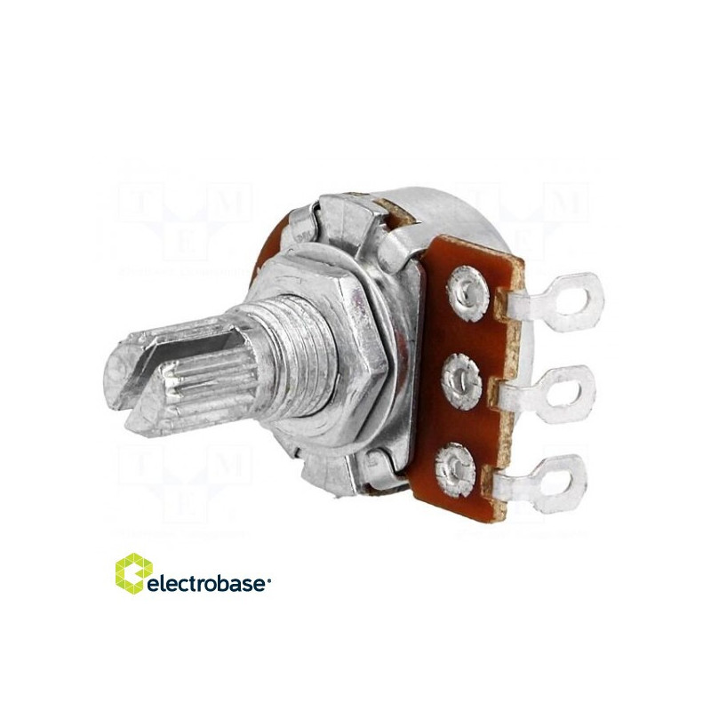 Potentiometer: shaft single turn 10k? 63mW ±20% on cable 6mm