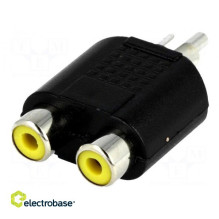 T adapter, RCA socket x2,...