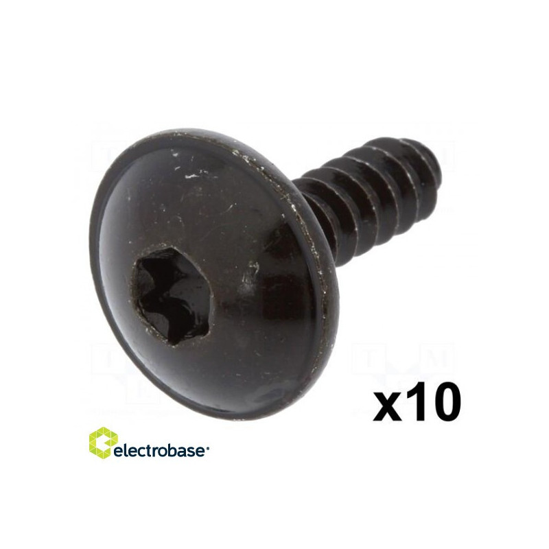 Varžtas, 10 vnt., Audi, Seat, VW, Skoda, OEM: N90775001, Ilgis: 15,8 mm, plienas