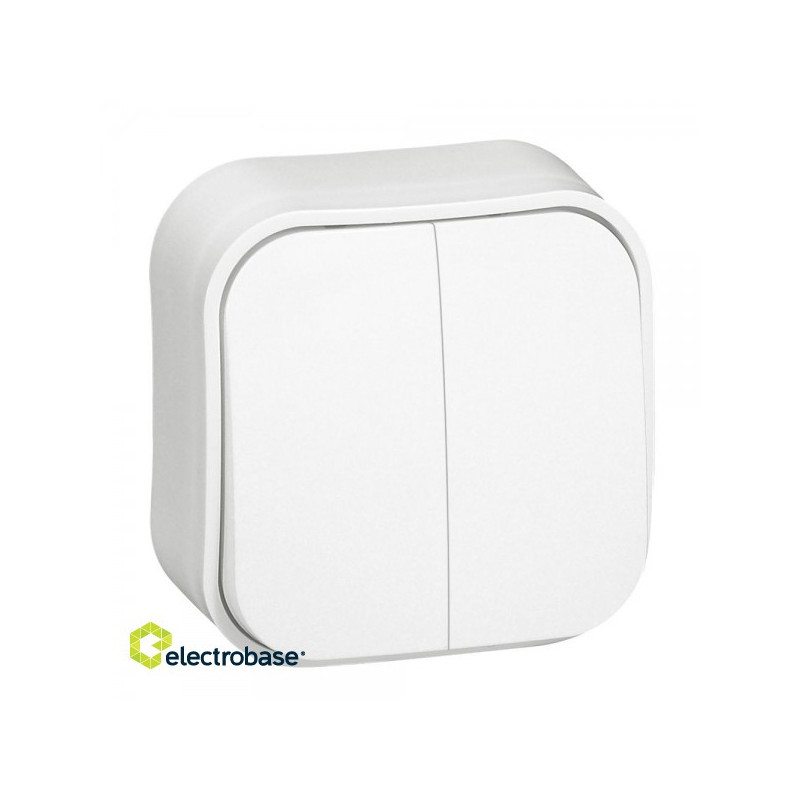 Forix IP2X white w / a Switch 1+1