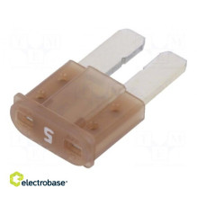 Fuse: fuse 5A 32VDC automotive 9.1mm MICRO2 light-brown