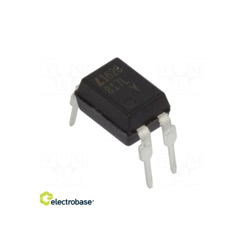 Optocoupler, THT, Channels: 1, Output: transistor, Uinsul: 5kV, Current: 35V