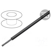 Viela, ÖLFLEX® HEAT 180 SiD, vientisa, Cu, 1 mm2, silikoninė, juoda, 100 m