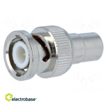 Adapter, BNC plug, RCA socket