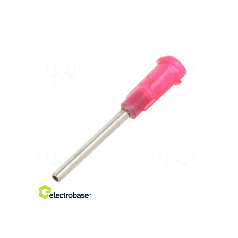 Needle: steel, 1", Size: 13, straight, 1.78 mm, Fastening: Luer Lock