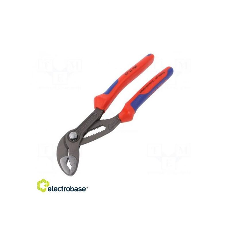 Pliers, adjustable, Cobra adjustable handle, Pliers diameter: 180 mm