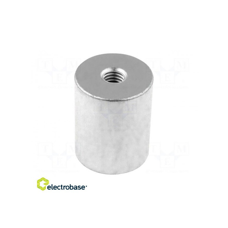 Magnet: permanent, neodymium, Height: 20 mm, 4N, Ø: 6mm, Included.mat: steel