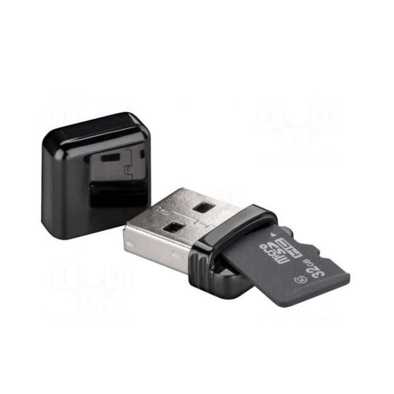 Kortelių skaitytuvas: išorinis, USB 2.0, Ryšys: USB, 1 Gbps